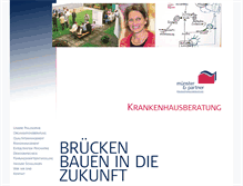 Tablet Screenshot of krankenhaus-beratung.com